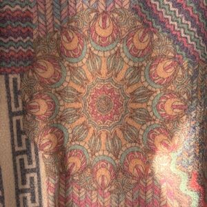 POL Multicolor Geometric Knit Sweater L